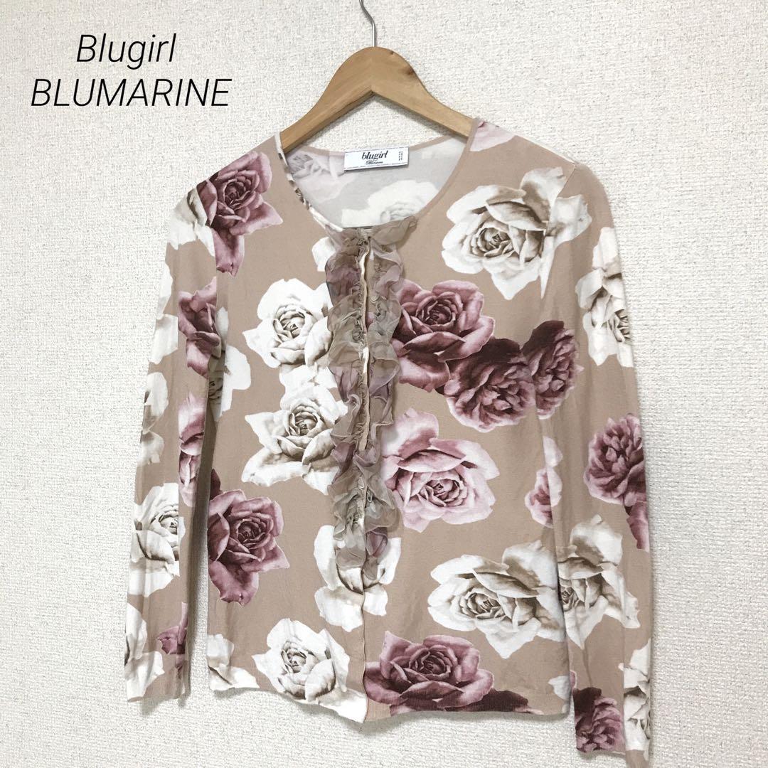 Blugirl BLUMARINE ブルマリン 薔薇 フリル カーディガン - メルカリ Blugirl BLUMARINE ブルマリン 薔薇 フリル カーディガン - メルカリ