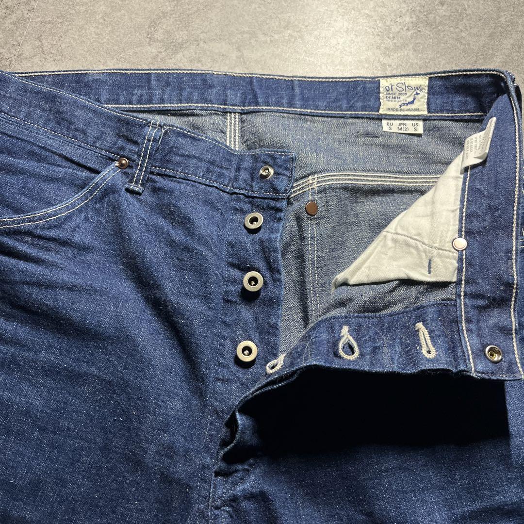 美品 orslow ペインターデニムパンツ 濃紺 M 送料無料