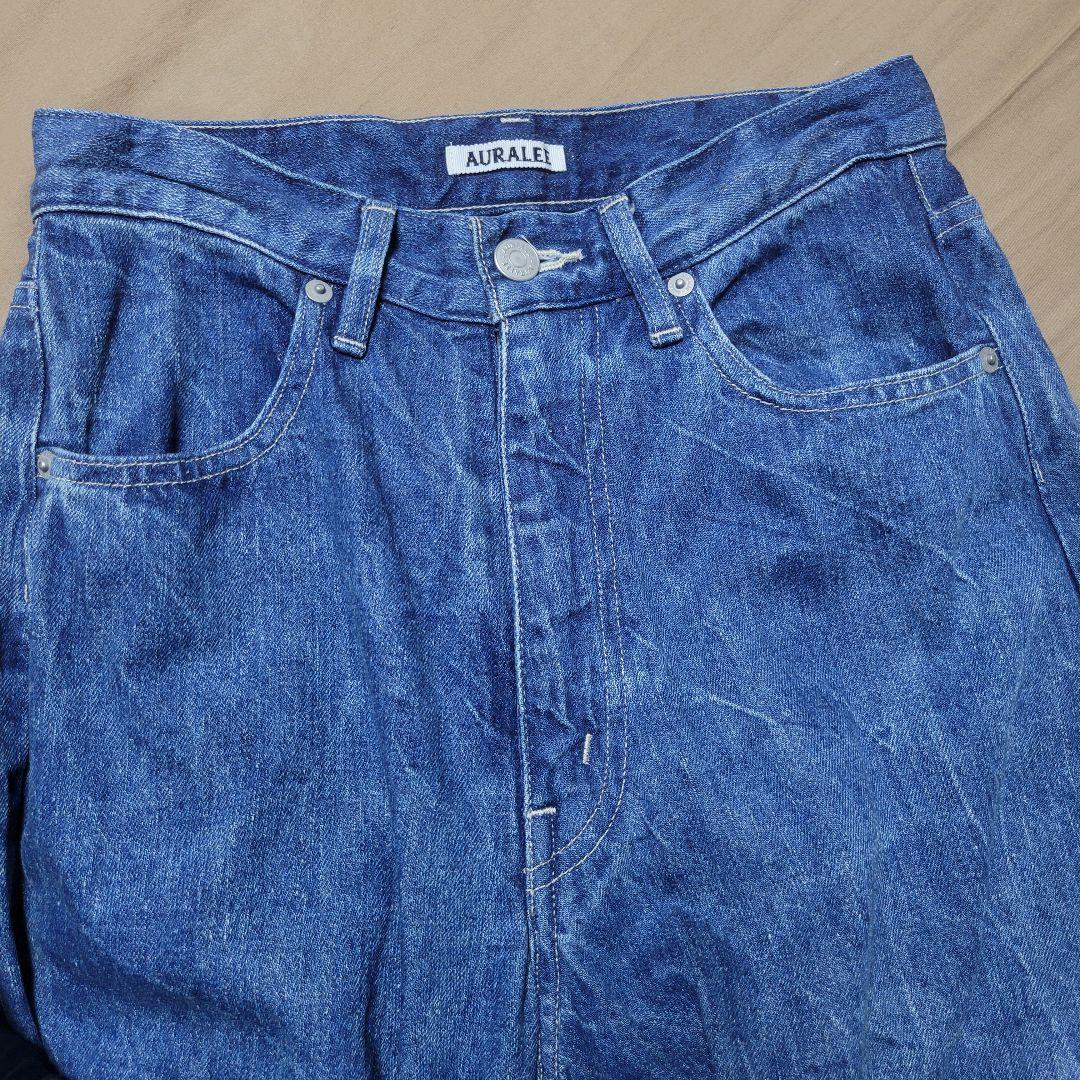 【名作】AURALEE SELVEDGE FADED LIGHT DENIM