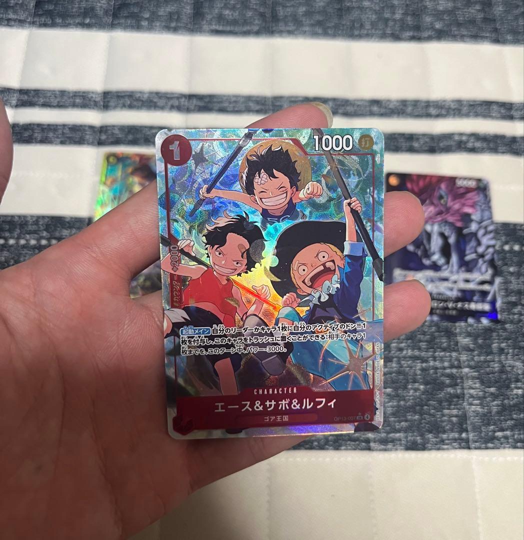 受け継がれる意志　R以下4コン　ワンピースカード