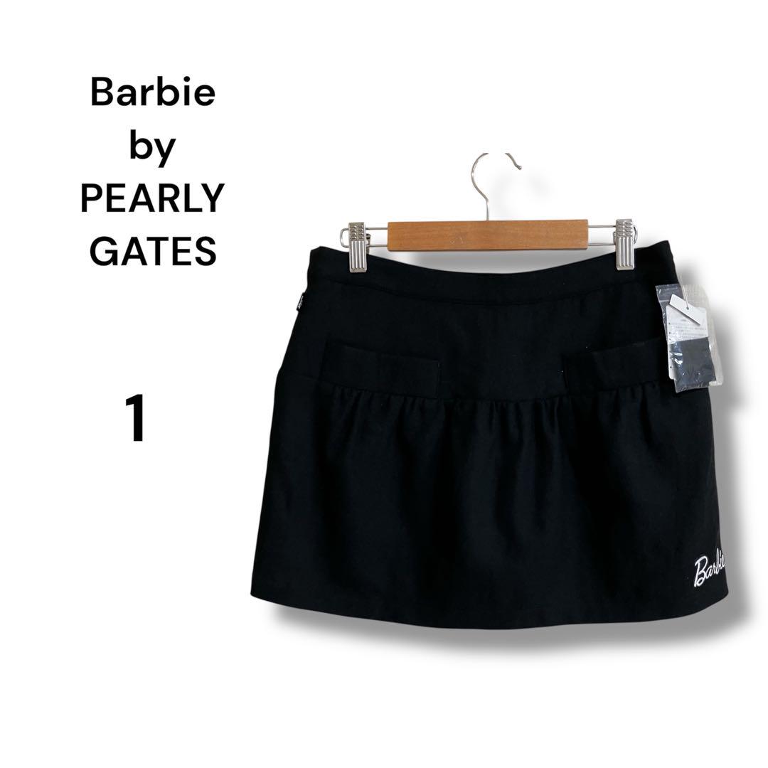 【新品】Barbie by PEARLY GATES ブラックスカートサイズ1
