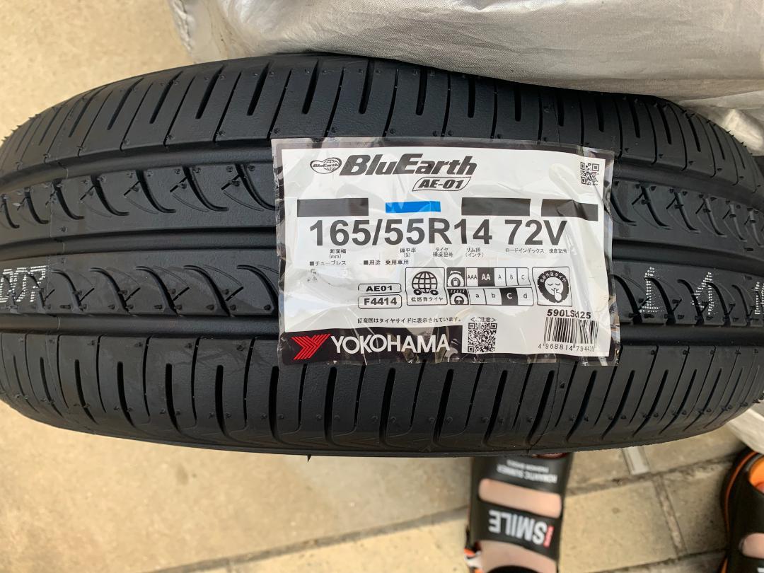 【ター子】ヨコハマタイヤブルーアース 165/55R14 72V