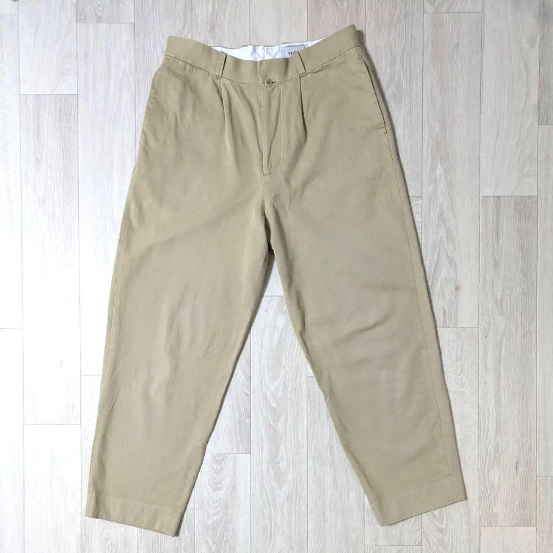 YAECA チノクロス ワイドテーパードパンツ size 30　メンズM
