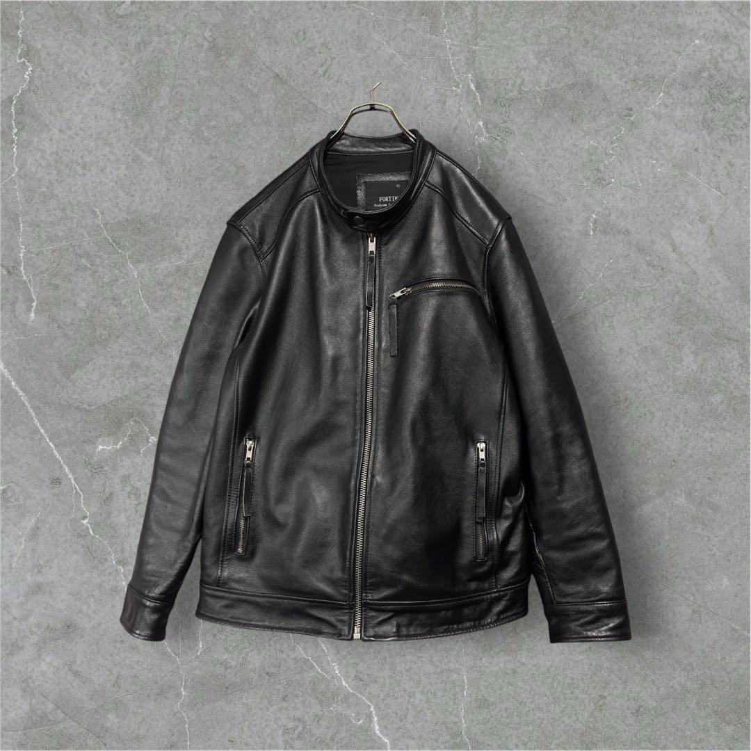 ジャケット・アウター 2XL LeatherJacket single rider's jacket