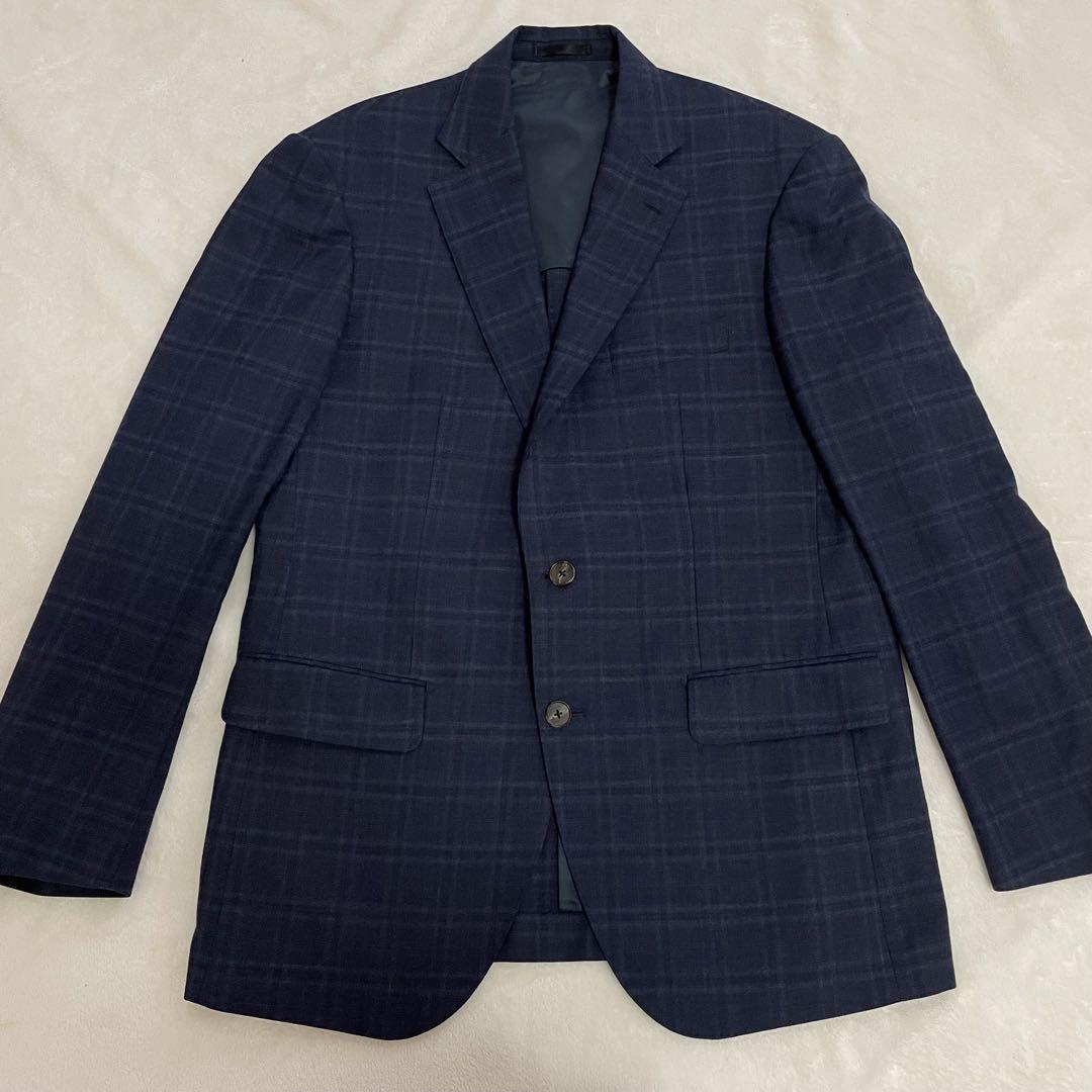 美品】TWENTY FOUR SEVEN24/7 スーツ 3ピース チェック 美品】TWENTY FOUR SEVEN24/7 スーツ 3ピース チェック