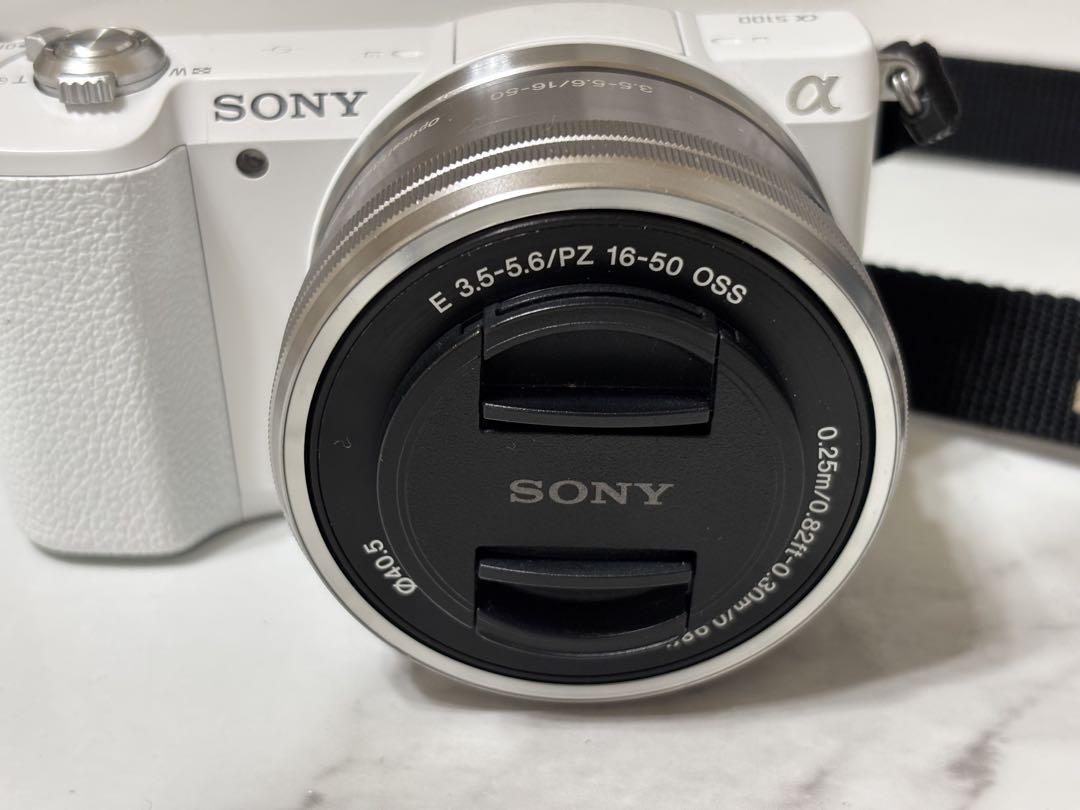 SONY α 5100パワーズームレンズキットホワイト ミラーレスカメラ