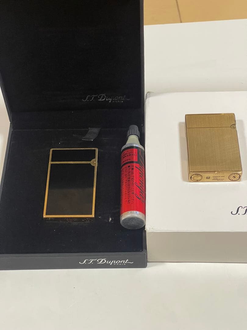 S.T. Dupont 金色フリントライター