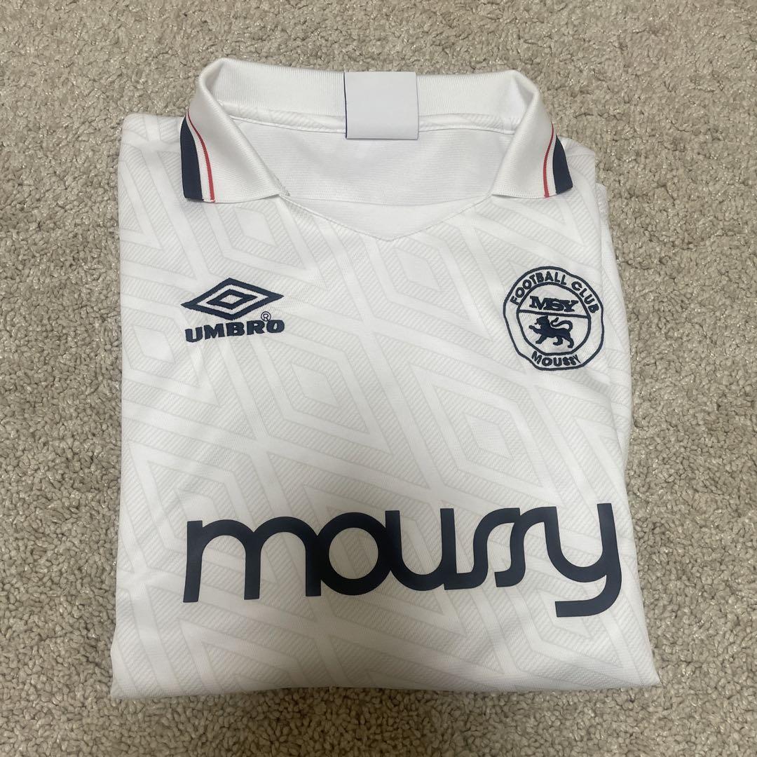 MOUSSY UMBRO 長袖 サッカーシャツ 白