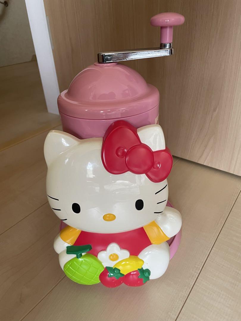 夏物大セール♡ハローキティキティちゃんかき氷機手動レトロ(⁎⁍̴̛ᴗ⁍̴̛⁎)