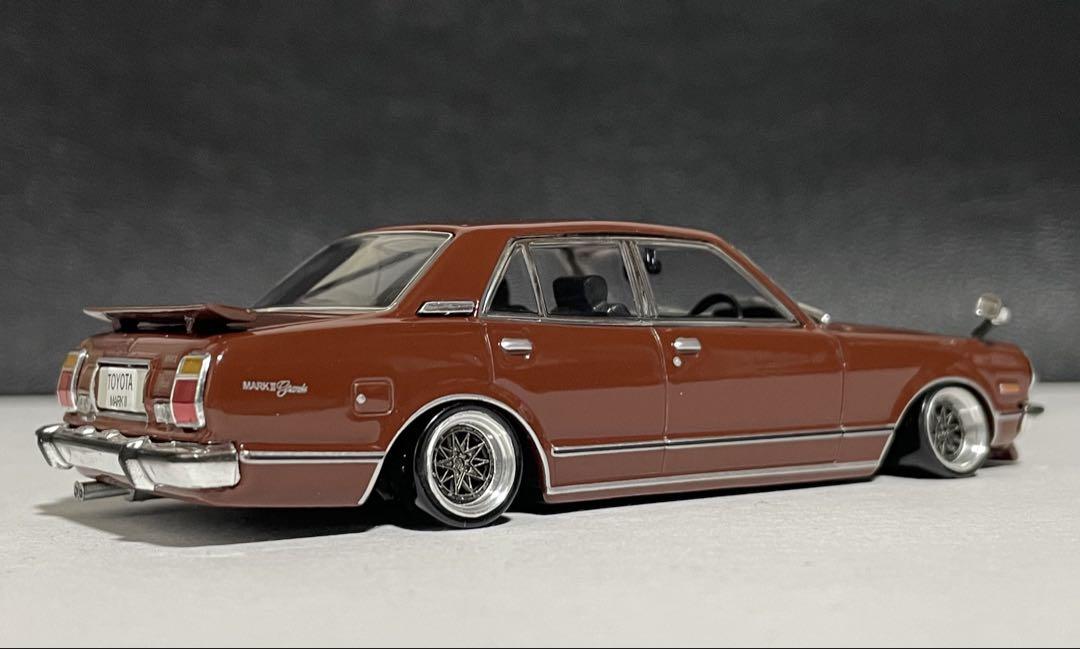 1/43 国産名車 TOYOTA マークⅡ グランデ 改造車 カスタム