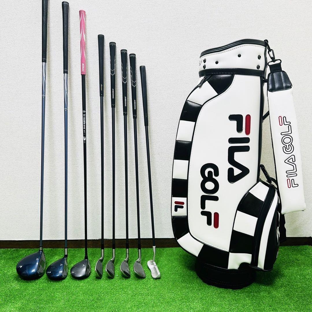 キャロウェイ FILAGOLF レディースゴルフ ハーフセット 初心者 入門 右