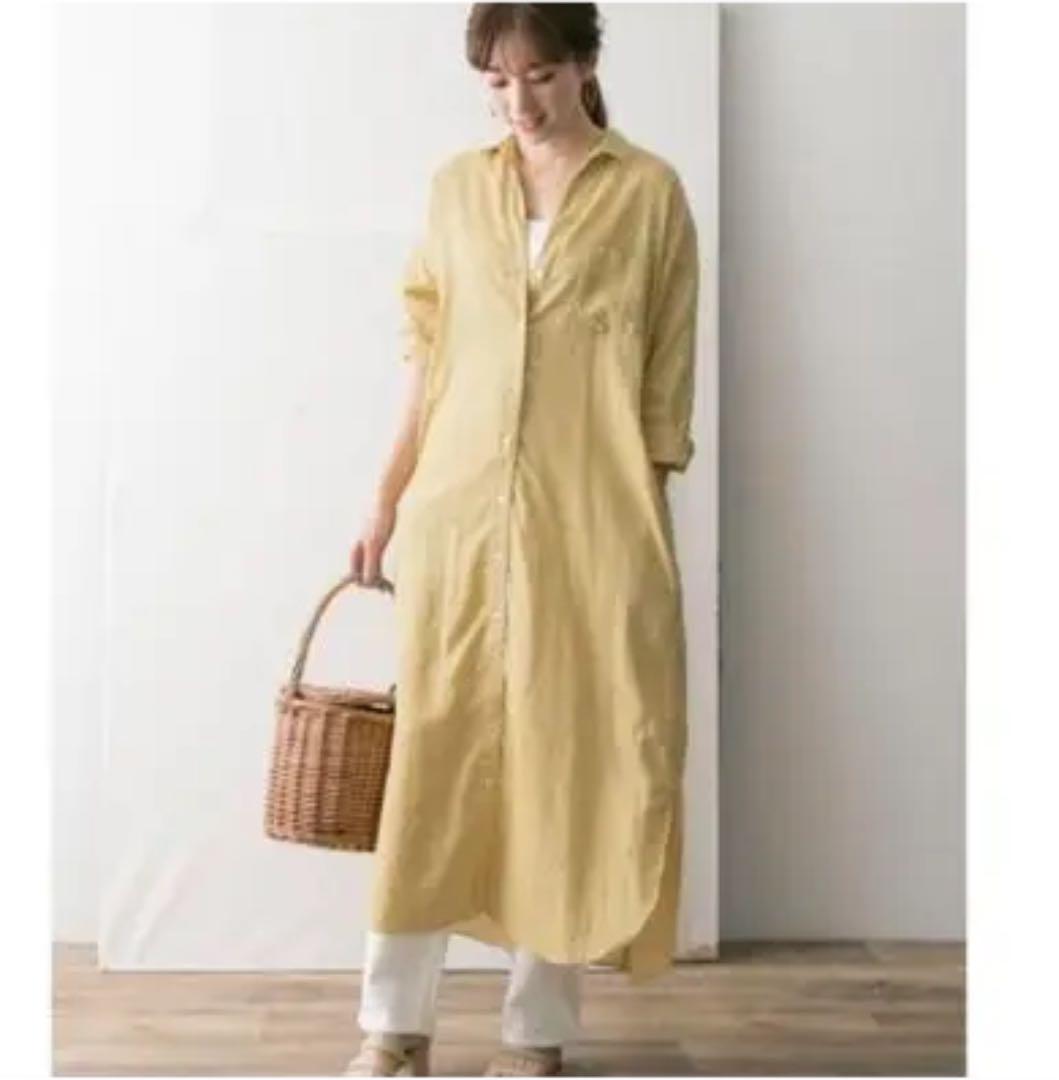 Urban Research 高機能リネンロングシャツワンピース メルカリ