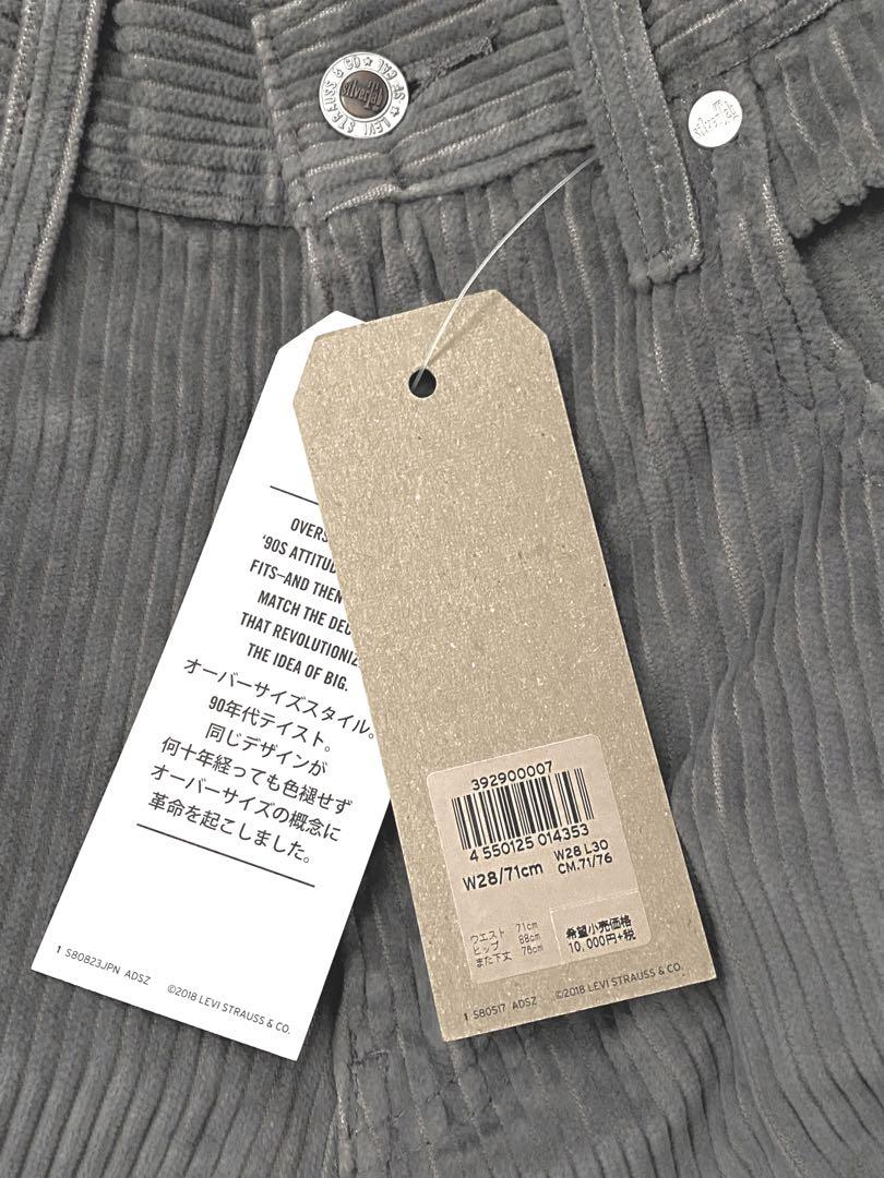 新品 90's  Levi's SILVER TAB BAGGY\" コーデュロイ