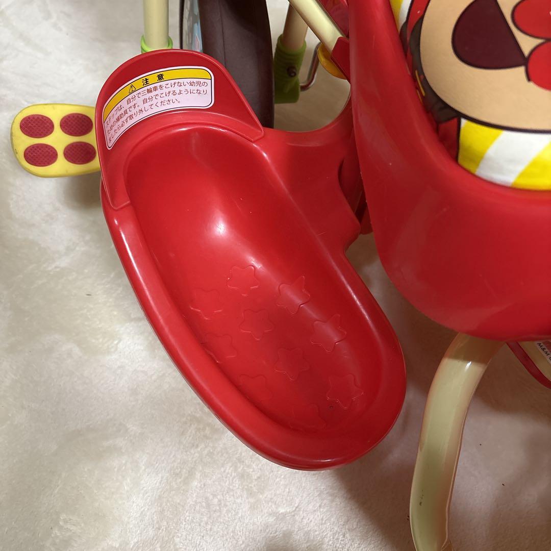 アンパンマン 三輪車 それいけ！アンパンマン デラックスII レッド 赤