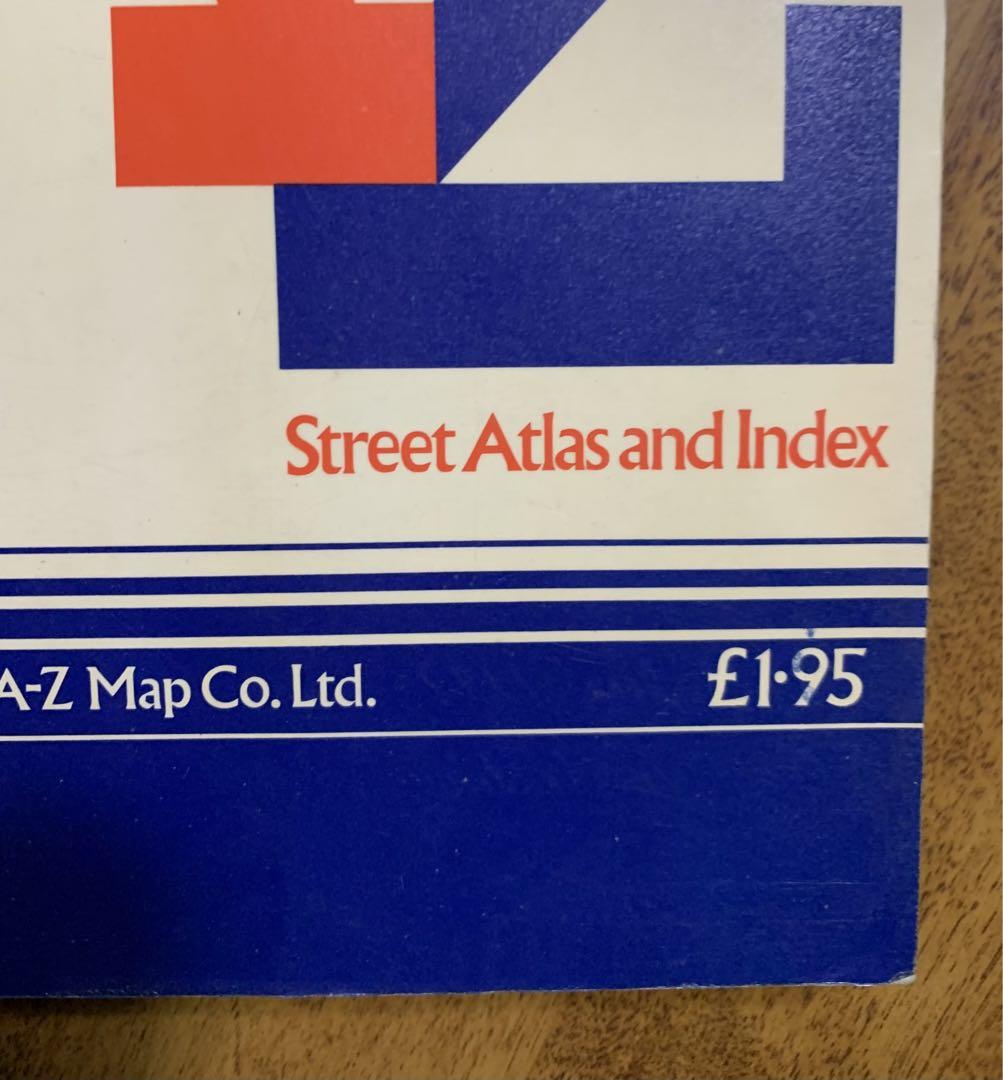 入手困難1979年購入 A-Z LondonStreet Atlas&Index