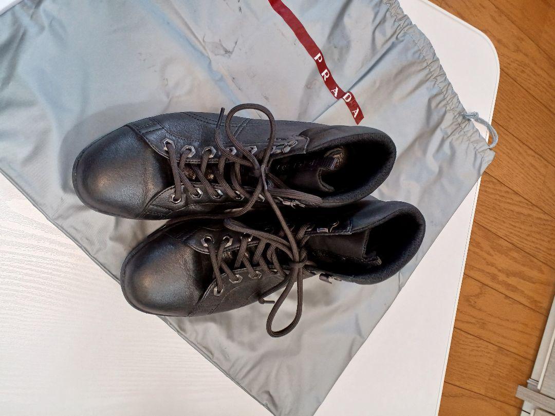 PRADA ブラック スニーカー 保存袋・箱付き