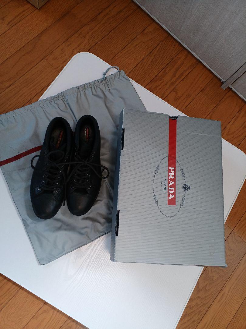 PRADA ブラック スニーカー 保存袋・箱付き