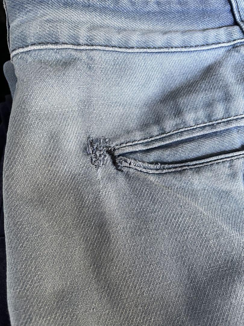 70s フレンチ ワークパンツ パッチワーク ユーロワーク ボロ 古着