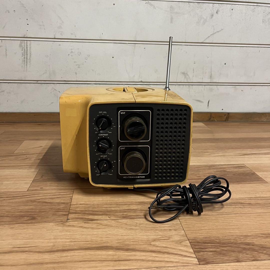 白黒テレビ　ジャンク品　黄色　日立製作所 白黒テレビ ジャンク品 黄色 日立製作所 - メルカリ