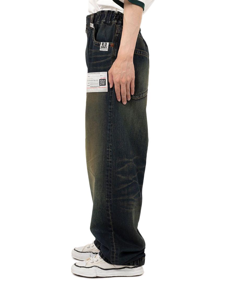 パンツ MMY Amateur Sewn Like Wide Denim Pants