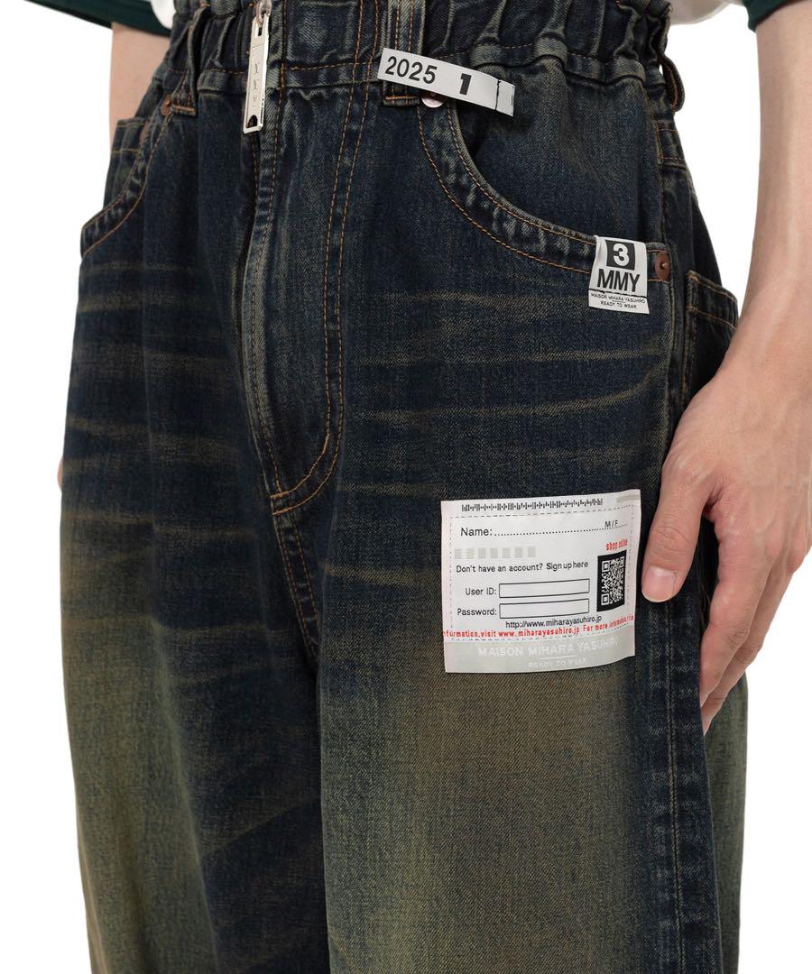 パンツ MMY Amateur Sewn Like Wide Denim Pants