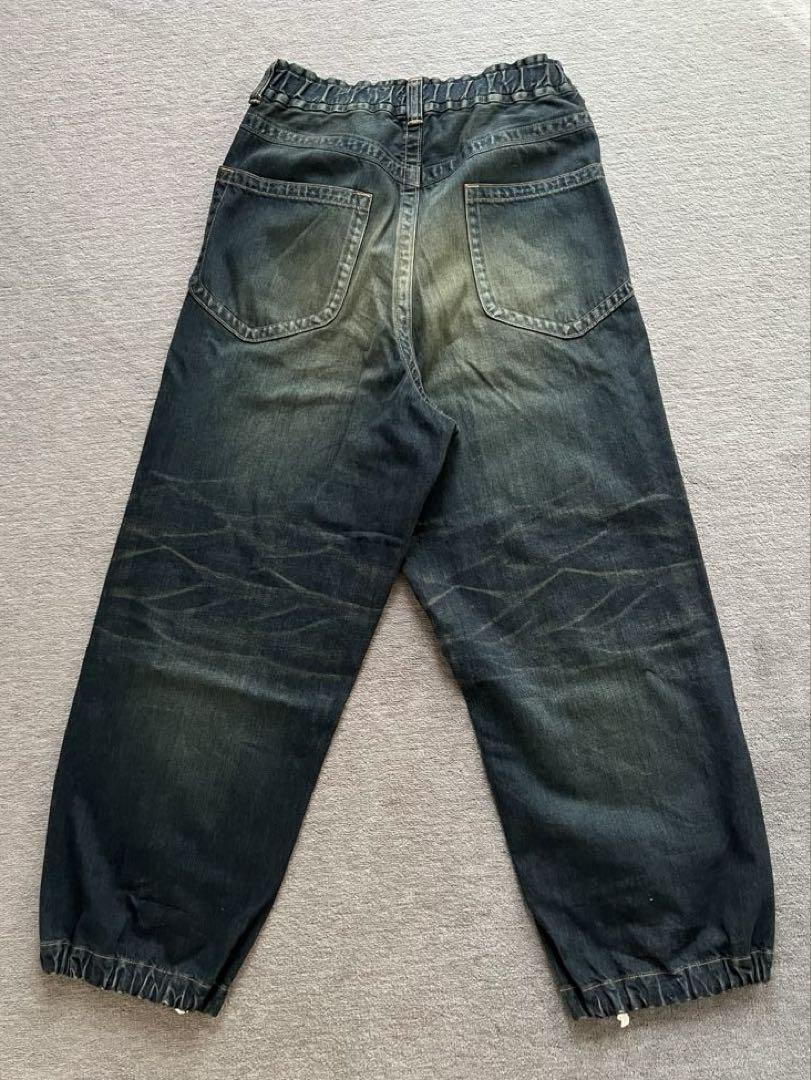 パンツ MMY Amateur Sewn Like Wide Denim Pants