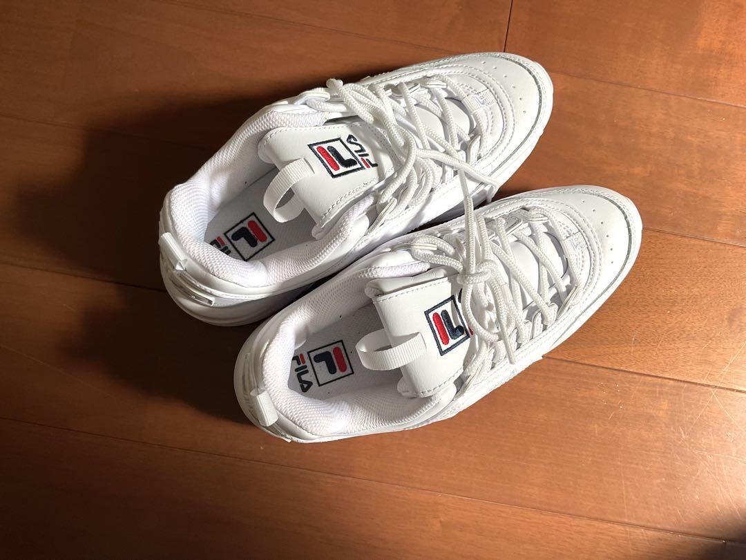 FILA ホワイトスニーカー 25.0cm