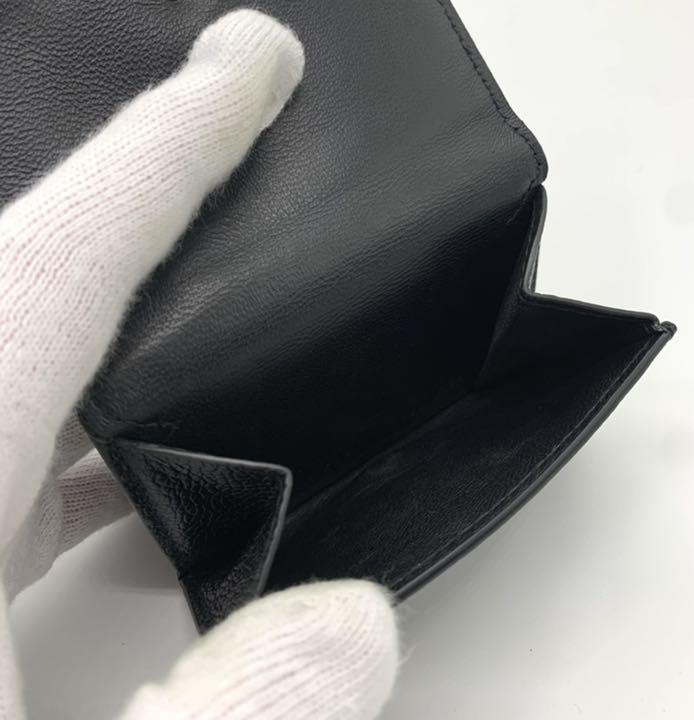 通販限定品 ⭐️ 美品 バレンシアガ ロゴ コンパクトウォレット 折り財布 ブラック rquQG-m13058750641 高評価定番