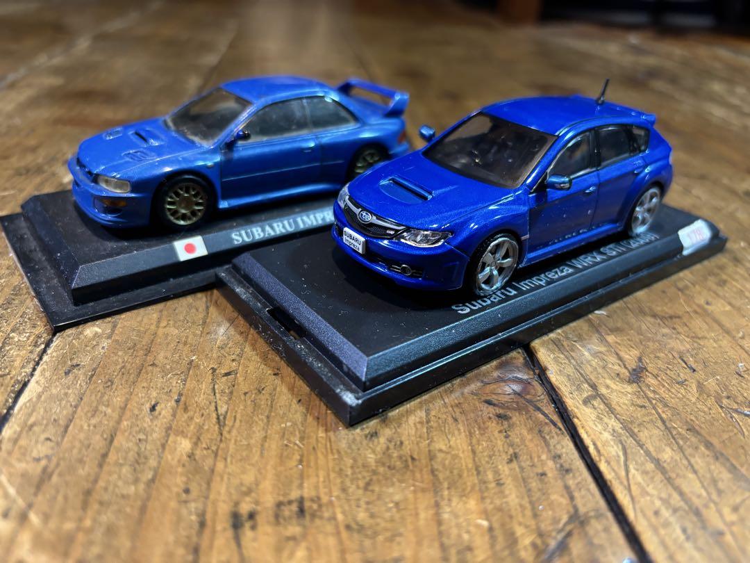 【メーカー直売】 国産名車コレクション スバルインプレッサ WRX STI 2台セット ミニカー