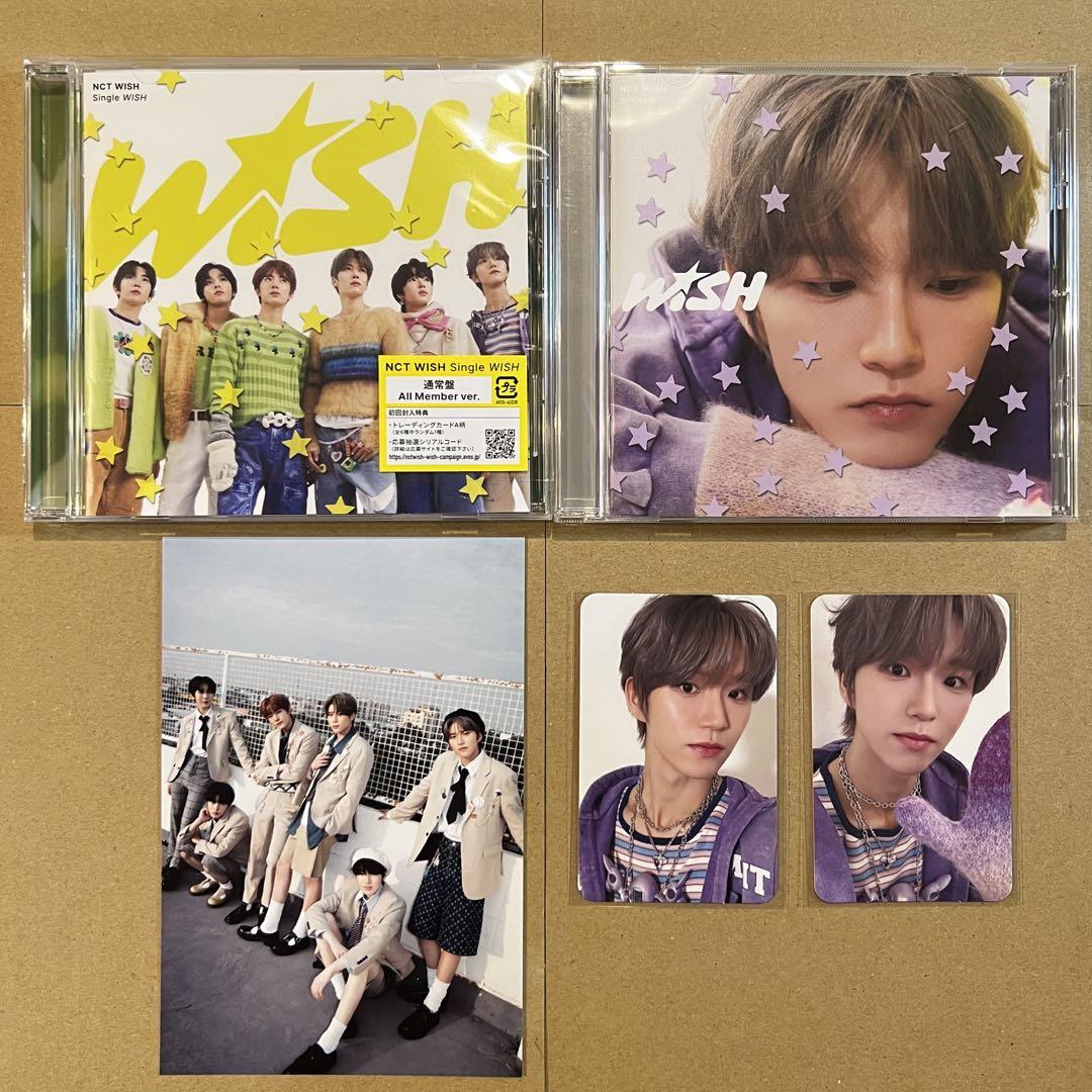 NCT WISH CD(通常盤+ジェヒ)&トレカ&ポストカード - メルカリ NCT WISH CD(通常盤+ジェヒ)&トレカ&ポストカード - メルカリ