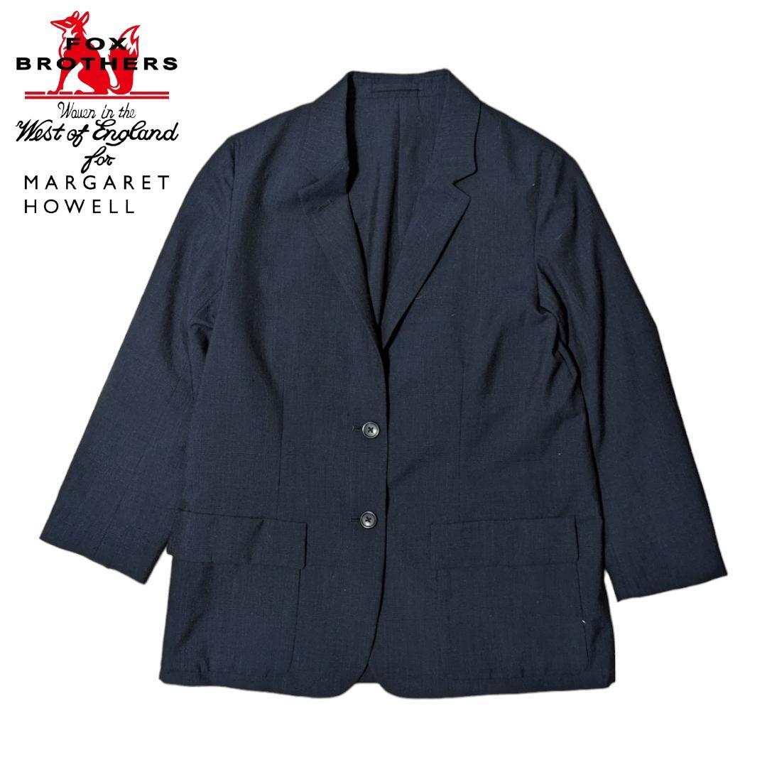 MARGARET HOWELL × FOX BROTHERS 2B ジャケット Margaret Howell Fox Brothers Collab 2B Jacket Gray Size M