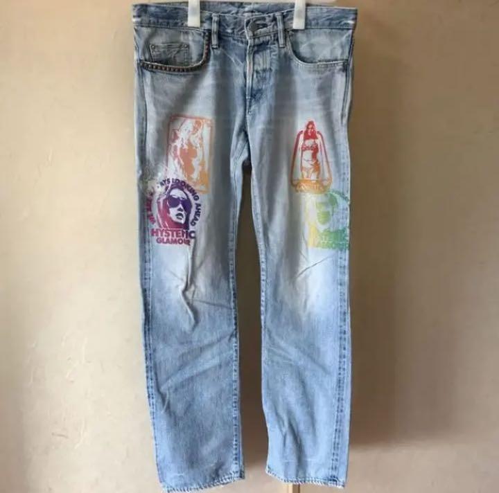 HYSTERIC GLAMOUR ペイント加工デニム　32