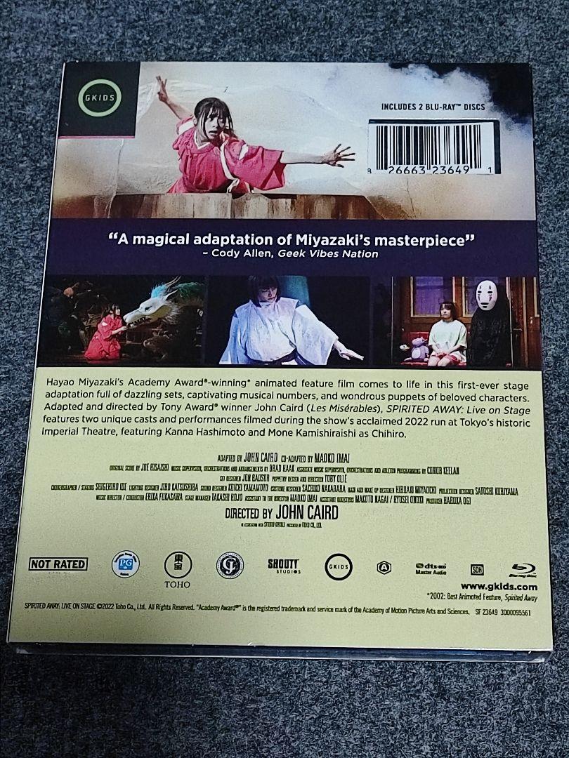 舞台 千と千尋の神隠し Spirited Away BD ブルーレイ 輸入盤