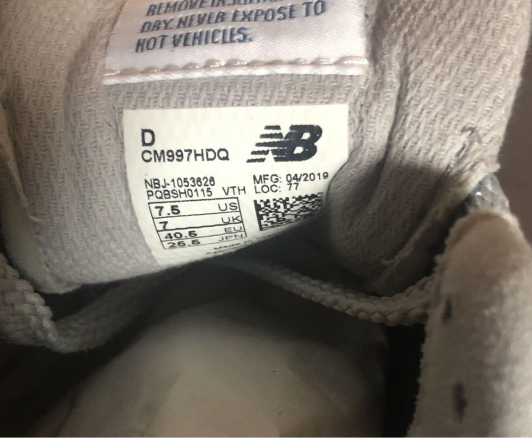 New Balance CM997HDQ ネイビー　25.5cm