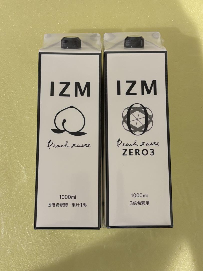 IZM酵素ドリンク ピーチ ゼロスリー 2本セット