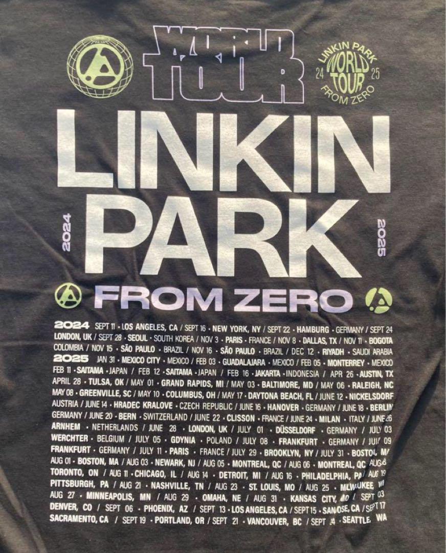 LINKIN PARK LIP WORLD TOUR 2025 Tシャツ XL