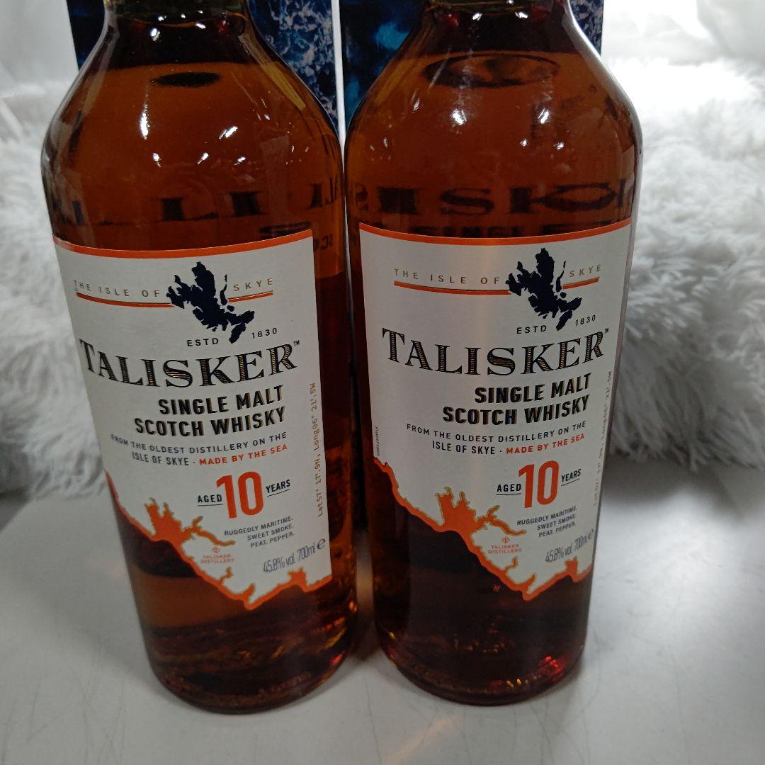 Q2781　TALISKER シングルモルトスコッチウイスキー 10年　2本