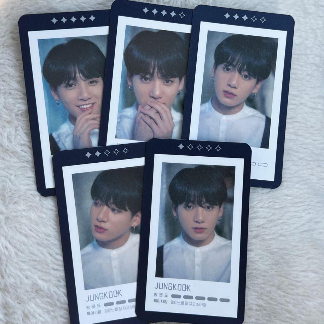 BTS ジョングク マジショ 韓国 ゲストブックカード
