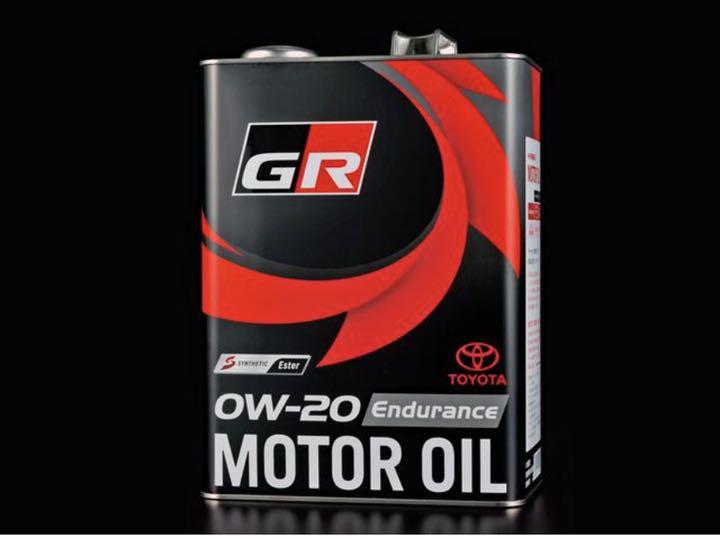 GRヤリス対応トヨタ純正 GRエンジンオイルEndurance 0W-20 4L
