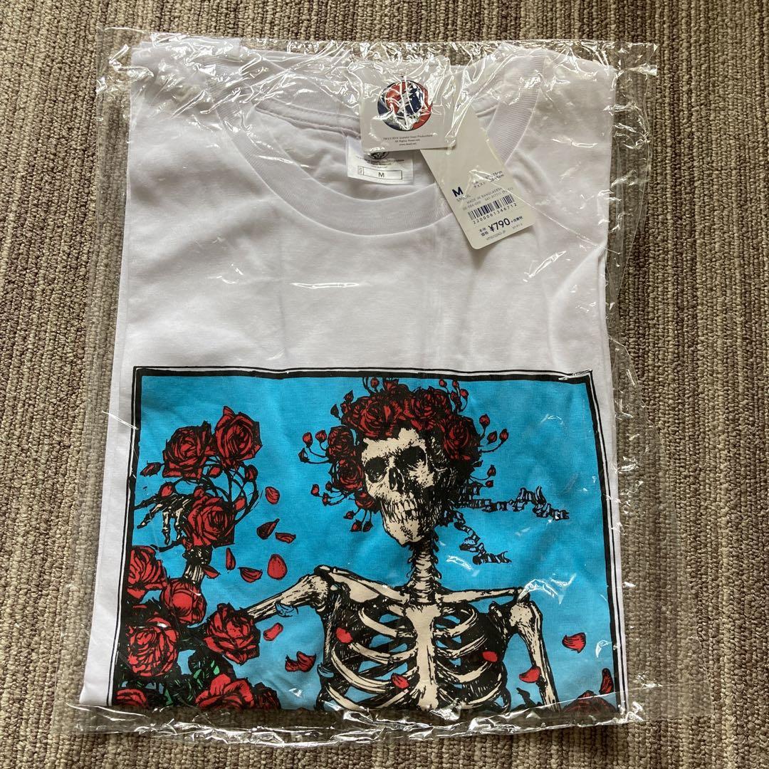 GRATEFUL DEAD スカルデザイン Tシャツ 新品 グレイトフルデッド スカル ドクロ バンドTシャツ - メルカリ