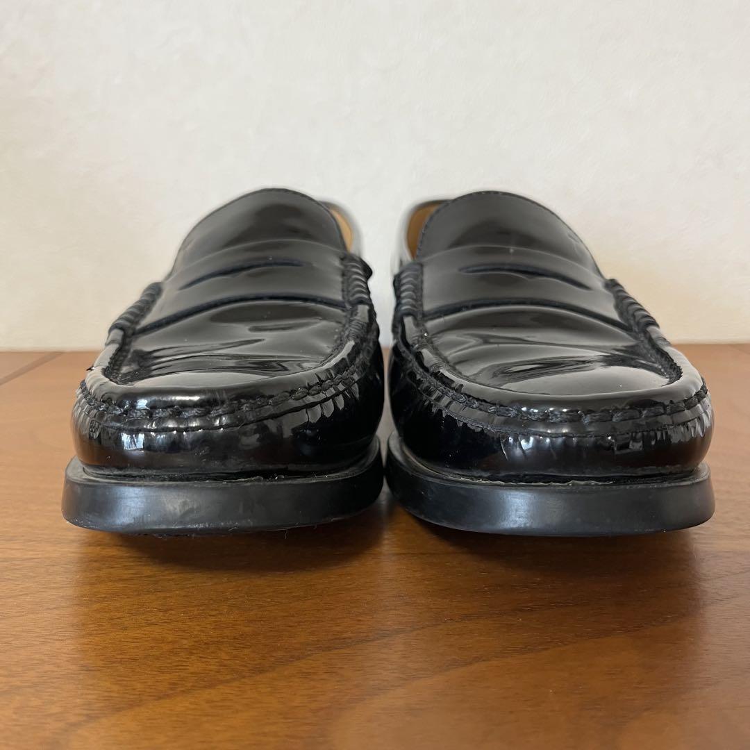 TOD'S エナメルコインローファー ドライビングシューズ
