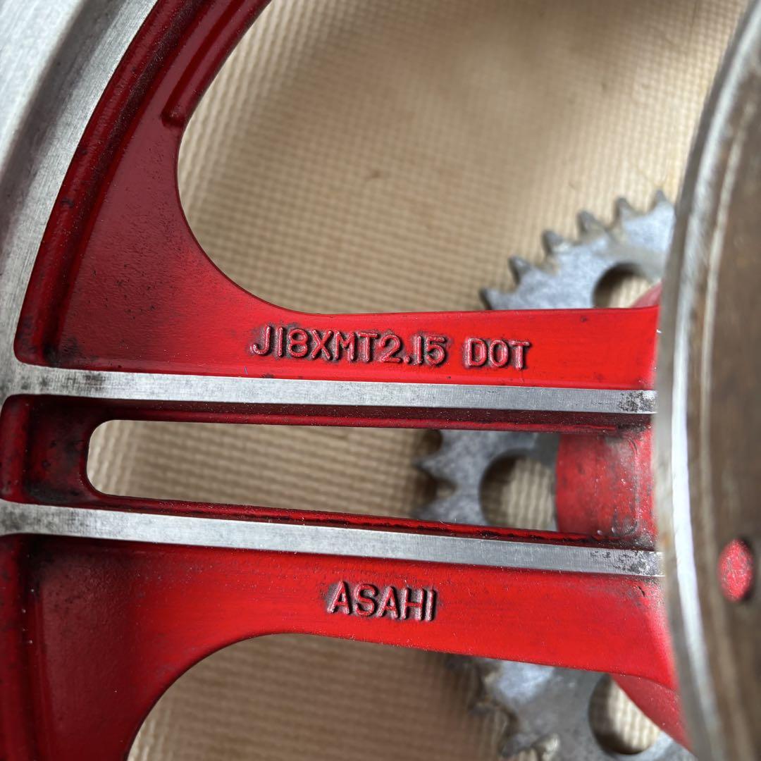 gpz400f リヤホイール　当時物