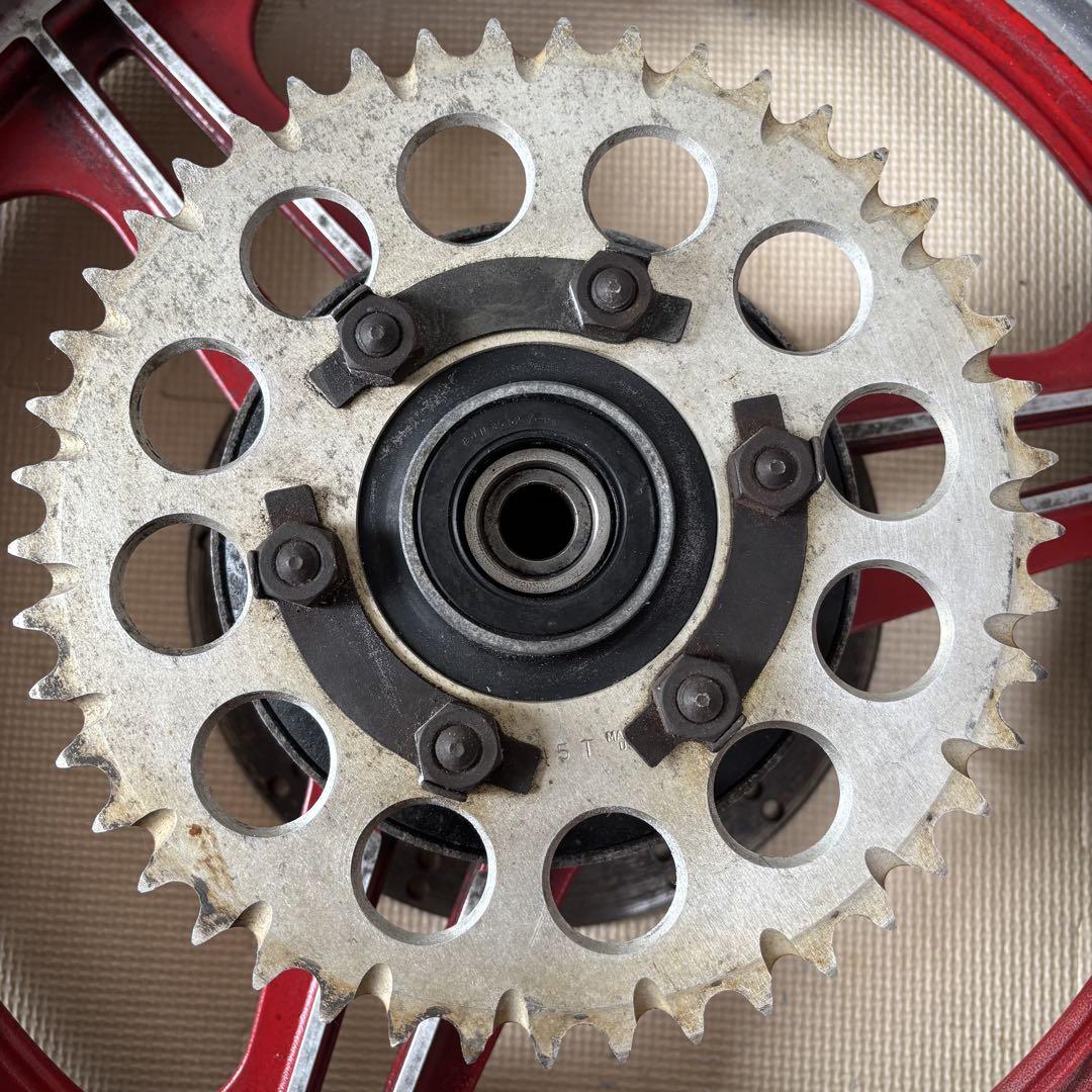 gpz400f リヤホイール　当時物