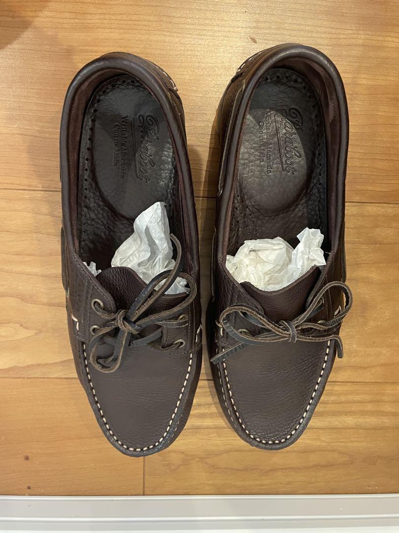 【美品】Paraboot (パラブーツ)BARTH（モカシン/デッキシューズ）