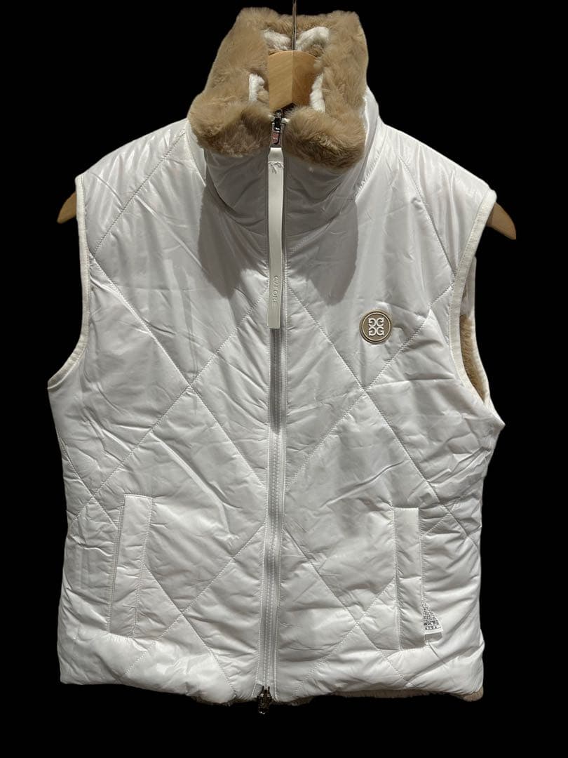 ラスト1点G/FORE ジーフォア韓国レディースリバーシブルベストsizeM ファッション通販 スポーツ 再入荷G/FORE ジーフォア韓国レディース