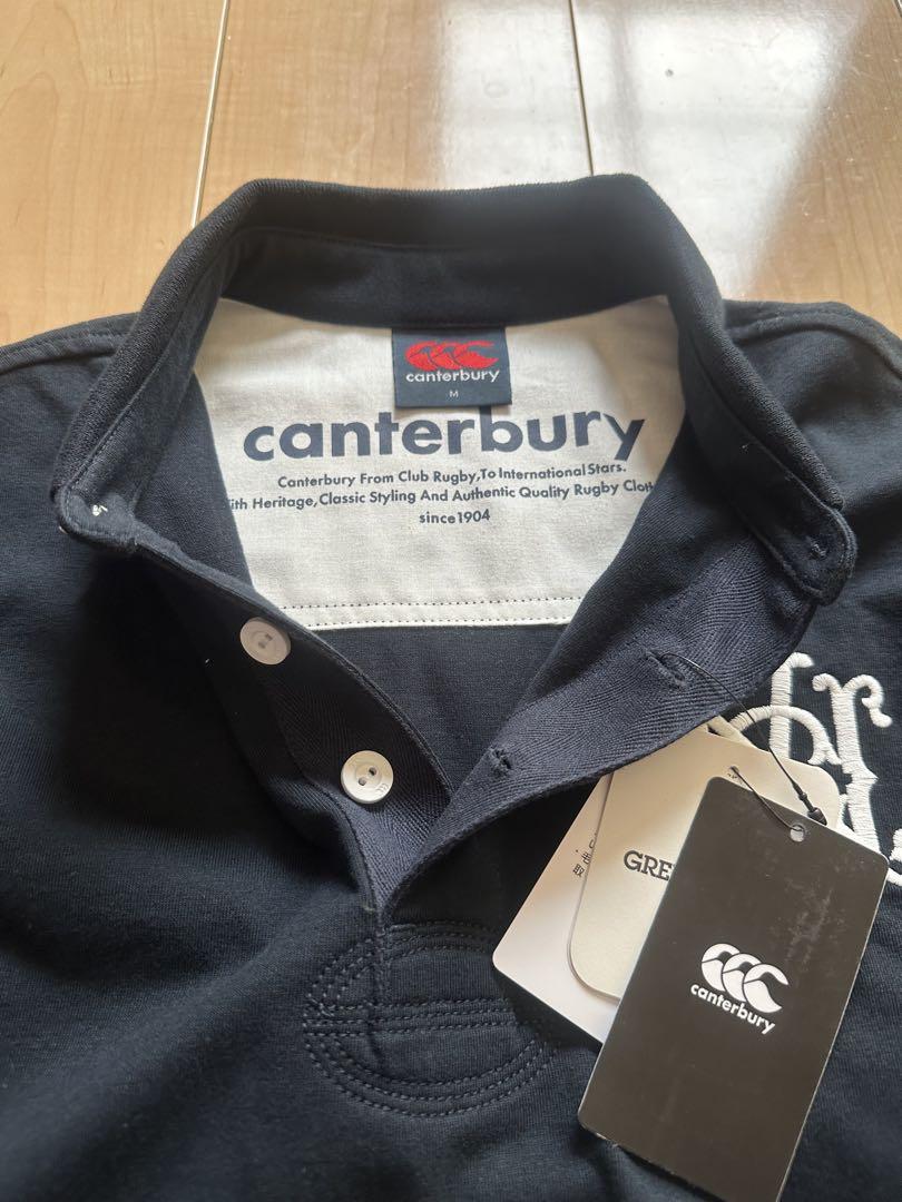 Canterbury カンタベリー ラガーシャツ ポロシャツ 長袖 新品未使用品 カンタベリー 長袖 ラガーシャツ メンズ canterbury ロング