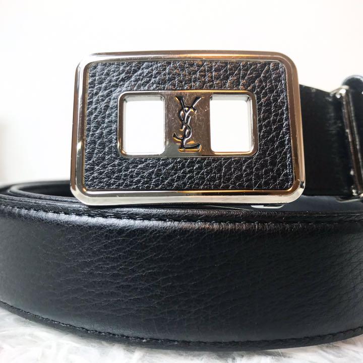 美品 イヴサンローラン YSL ベルト スクエア レザー ビジネス ●(¥17,400) - メルカリ スマホでかんたん フリマアプリ