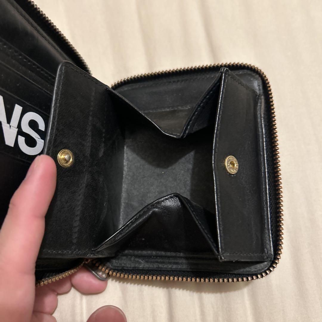 COMME des GARÇONS ブラック二つ折り財布