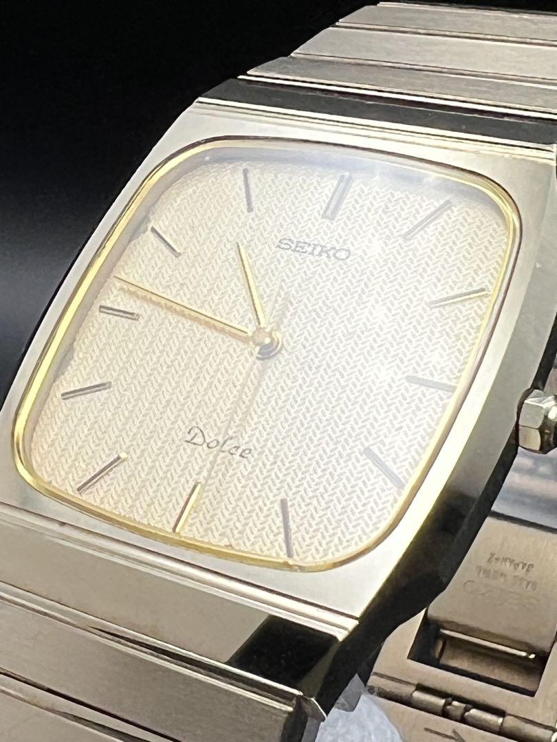 た*ん様 SEIKO DOLCE ドルチェ　タングステンケース　電池交換済み