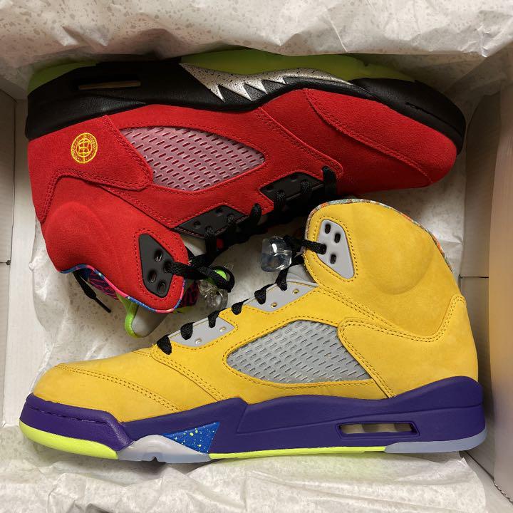 お得低価 JORDAN 5 What The REyGK-m13098935439 好評超特価